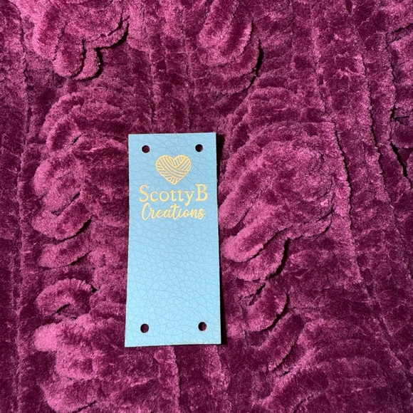 ScottyB Collection Elegant Boysenberry Chenile Men’s or Women's - Picture 8 of 11